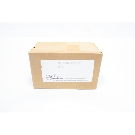 We Anderson 34In Flow Indicator SFI-100-3/4